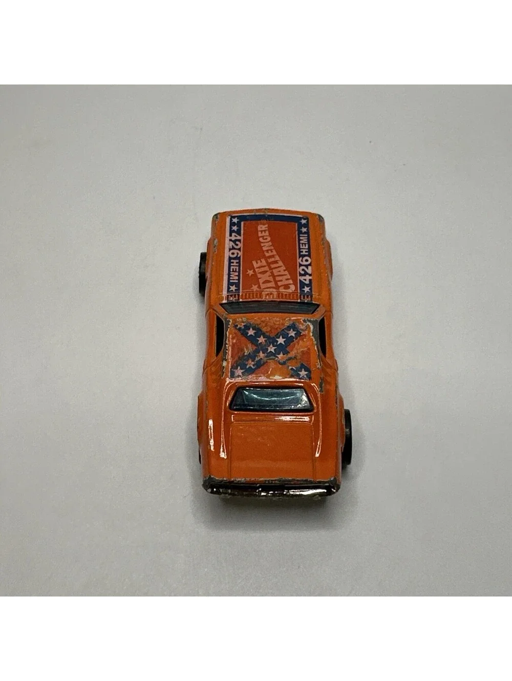 Hot Wheels Blackwall 1981 Dixie Challenger w/ Roof Tampo On Roof Old Mopar Car